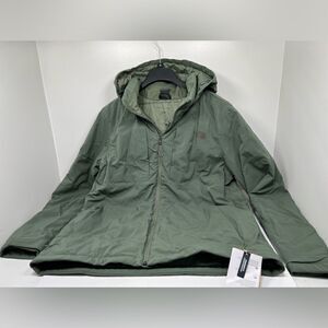 The North face Men's Green Windwall Hoodie Jacket size L New with Tags